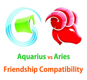 Aquarius and Aries Friendship Compatibility