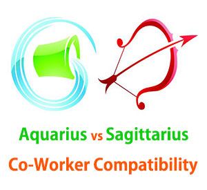 Aquarius and Sagittarius Co-Worker Compatibility 