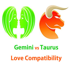 Gemini and Taurus Love Compatibility