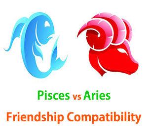 Pisces and Aries Friendship Compatibility