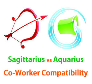 Sagittarius and Aquarius Co-Worker Compatibility 