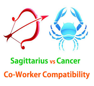 Sagittarius and Cancer Co-Worker Compatibility 