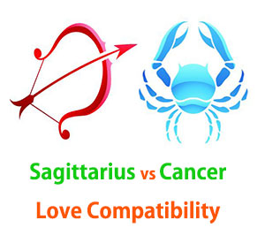 Sagittarius and Cancer Love Compatibility