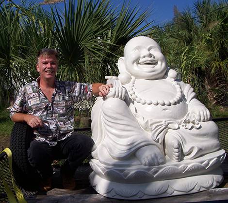 Place your Garden Buddha for Good Luck