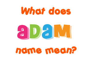 Meaning of Adam Name Meaning of Adam Name