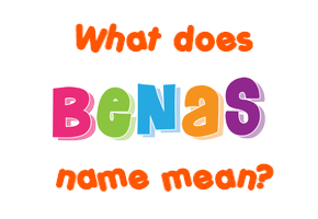Meaning of Benas Name
