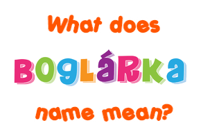 Meaning of Boglárka Name