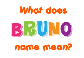 Meaning of Bruno Name