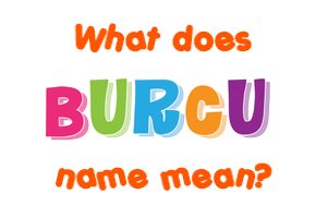 Meaning of Burcu Name