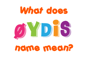 Meaning of Øydis Name