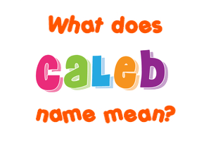 Meaning of Caleb Name Meaning of Caleb Name
