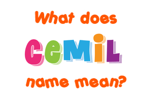 Meaning of Cemil Name
