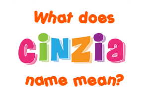 Meaning of Cinzia Name