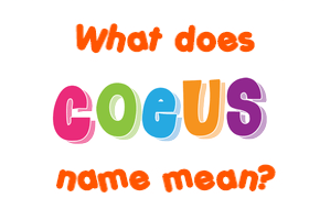 Meaning of Coeus Name