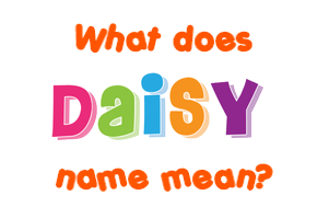 Meaning of Daisy Name