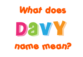 Meaning of Davy Name Meaning of Davy Name