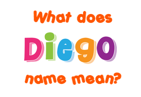 Meaning of Diego Name
