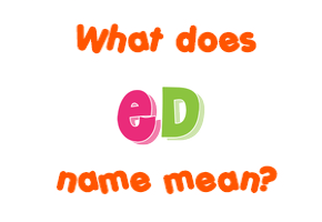 Meaning of Ed Name
