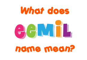Meaning of Eemil Name