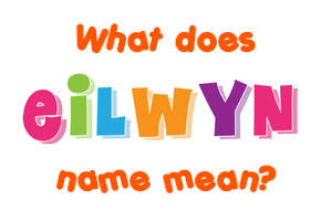 Meaning of Eilwyn Name