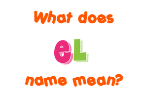 Meaning of El Name