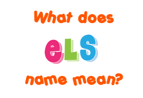 Meaning of Els Name