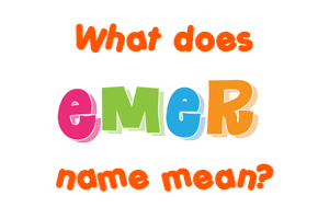 Meaning of Emer Name