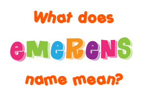 Meaning of Emerens Name