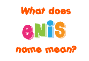Meaning of Enis Name