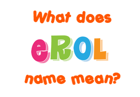 Meaning of Erol Name