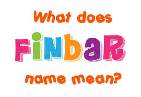 Meaning of Finbar Name