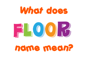 Meaning of Floor Name