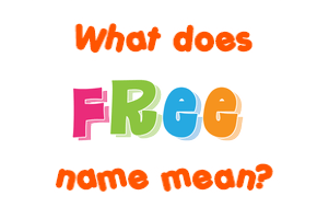 Meaning of Free Name