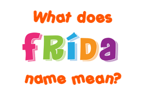 Meaning of Fríða Name