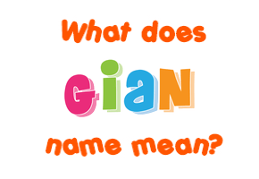 Meaning of Gian Name