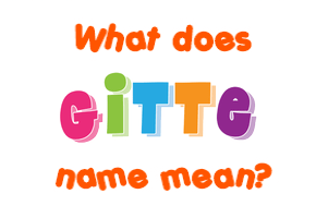 Meaning of Gitte Name