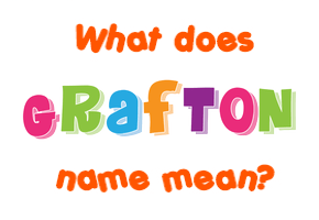 Meaning of Grafton Name
