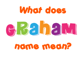 Meaning of Graham Name