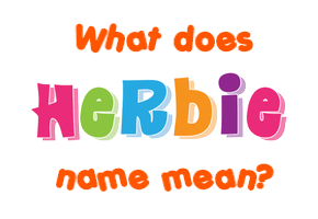 Meaning of Herbie Name