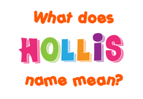 Meaning of Hollis Name