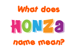 Meaning of Honza Name