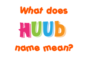 Meaning of Huub Name