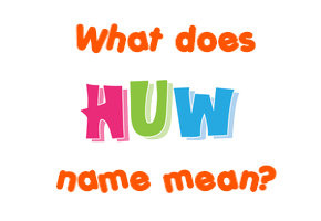 Meaning of Huw Name