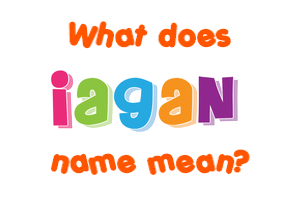 Meaning of Iagan Name