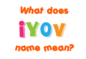 Meaning of Iyov Name