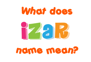 Meaning of Izar Name