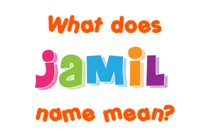Meaning of Jamil Name