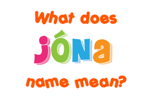 Meaning of Jóna Name