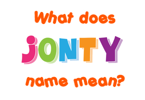 Meaning of Jonty Name