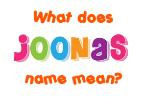 Meaning of Joonas Name
